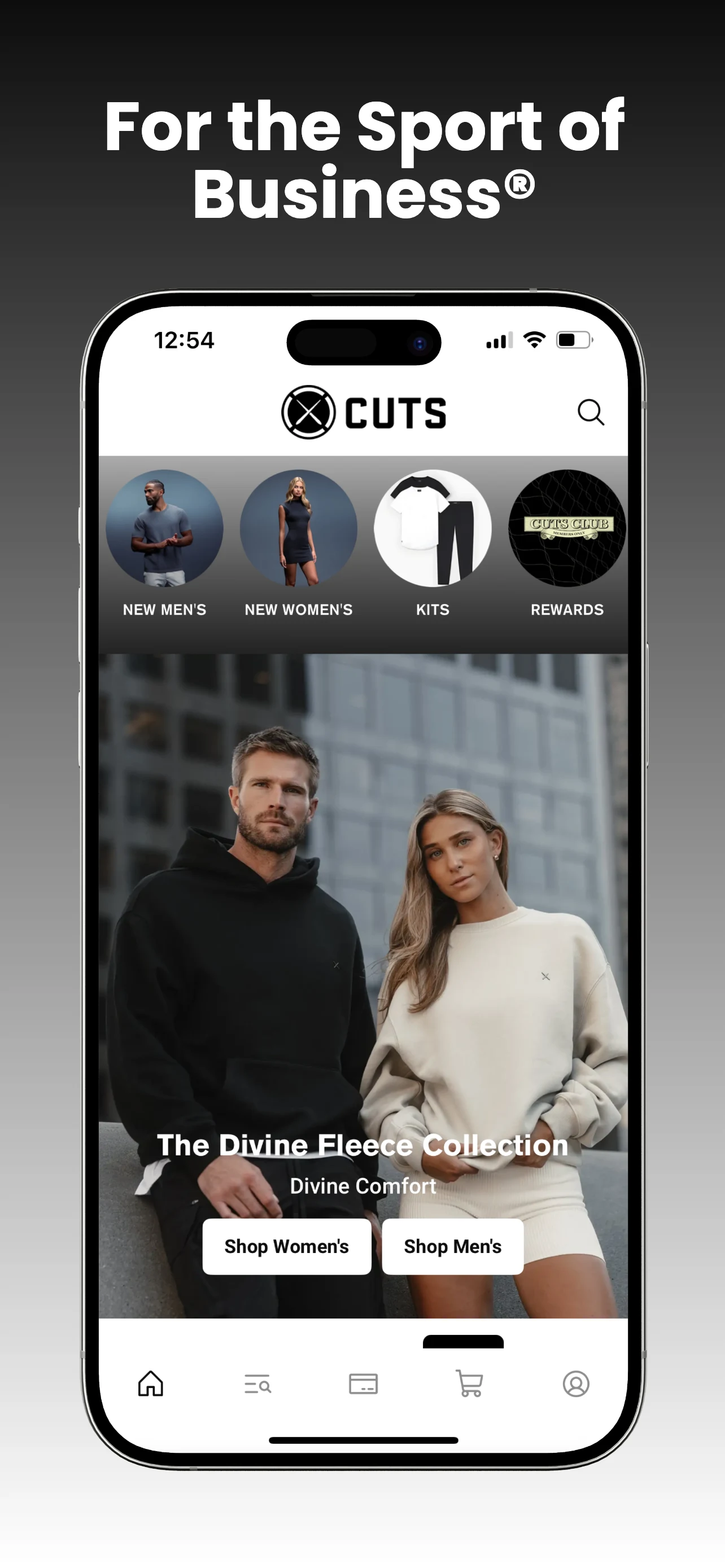 Cuts Clothing screenshot